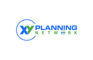 XYPlanning Network Logo. A blue x and green Y in a blue circle on the left with "planning" in blue above "network" in green on the right