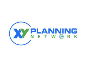 XYPlanning Network Logo. A blue x and green Y in a blue circle on the left with "planning" in blue above "network" in green on the right