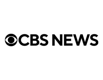 white background with CBS News Logo