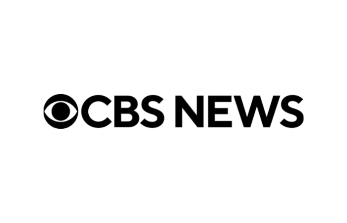 white background with CBS News Logo